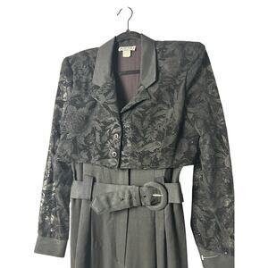 nwt Menu belted rayon jumpsuit size 10